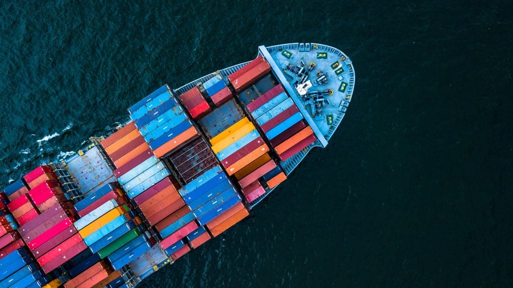 Ship from above