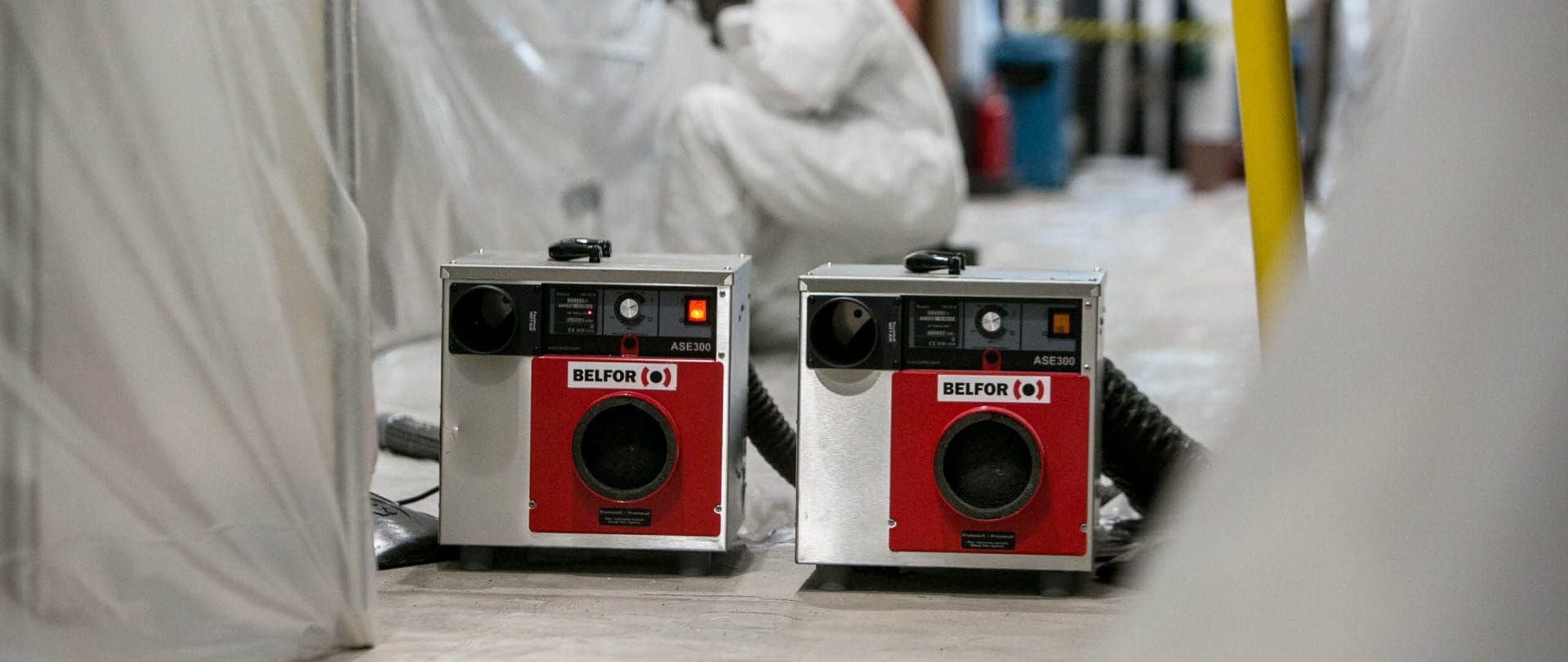 Two BELFOR drying units